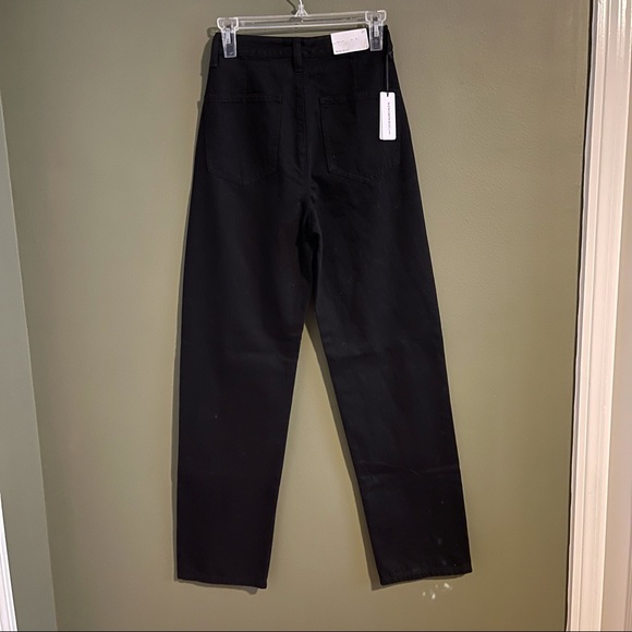 WeWoreWhat | Mom Jean Black Straight Leg Denim - Picture 6 of 6